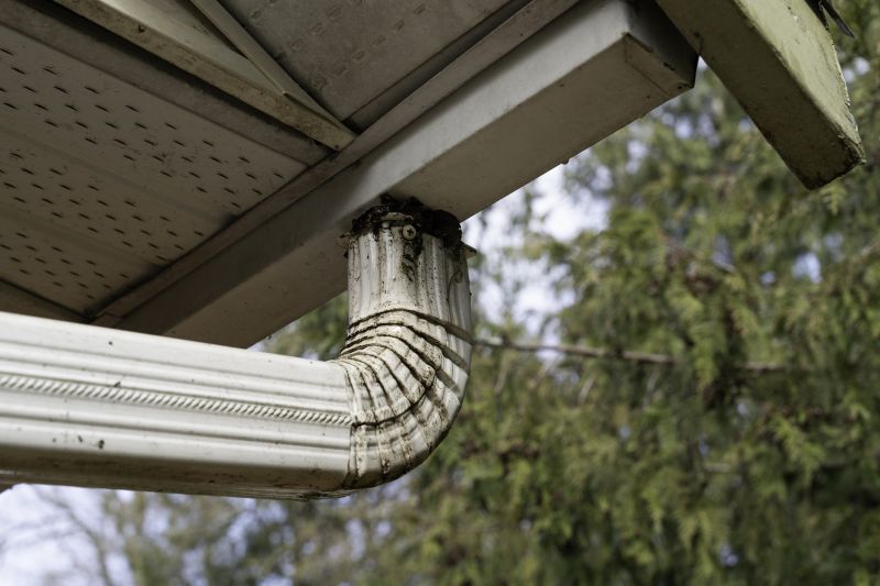 Rain Gutter Downspout Repair